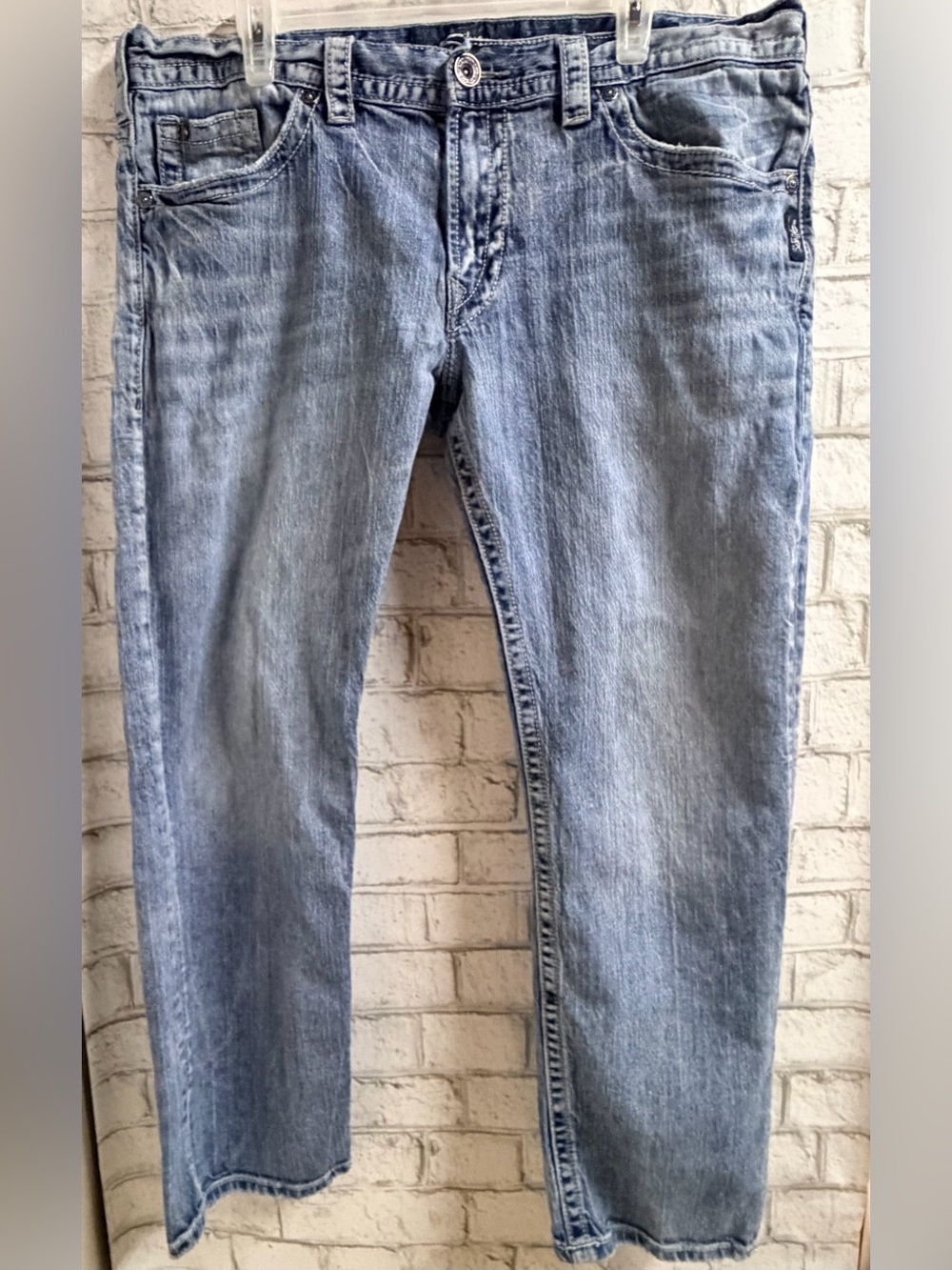Silver Jeans Men’s Light Blue Eddie 38x32
